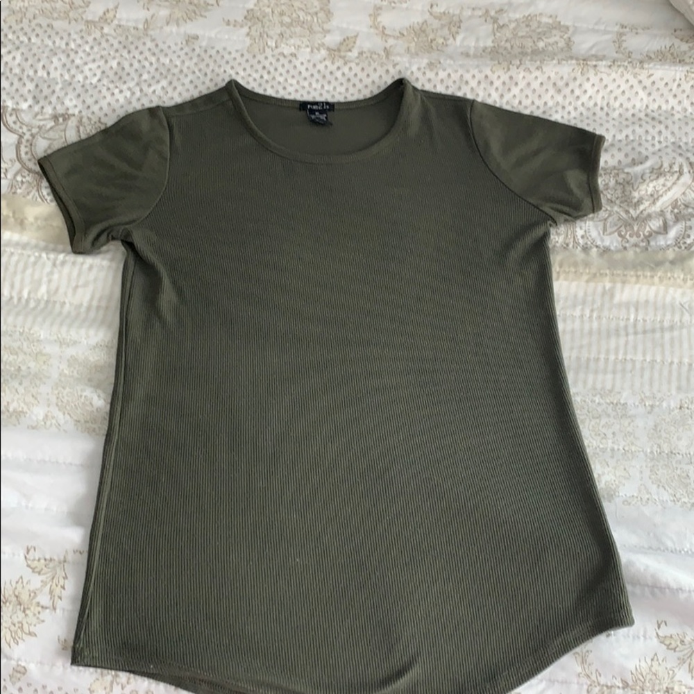 Dark green shirt